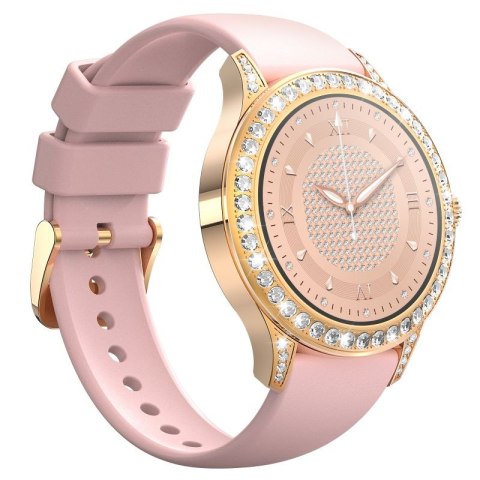Smartwatch Damski VELTORI VT360-1 Różowy Pasek Silikonowy VELTORI
