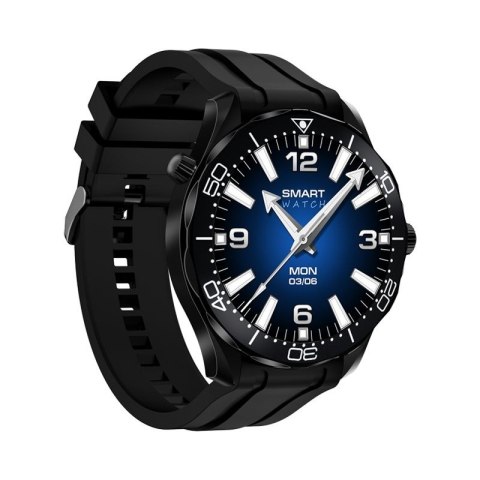 Smartwatch VELTORI VT150-1 Czarny Pasek Silikonowy + Czarna Bransoleta VELTORI