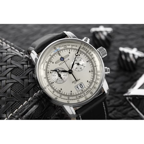 Zegarek Męski ZEPPELIN 100 Yahre 7690-1 + BOX Zeppelin