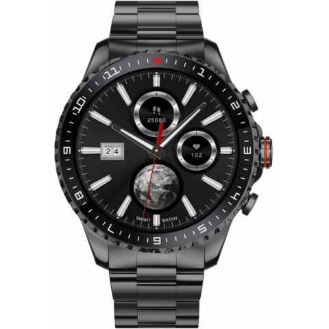 Smartwatch Męski GRAVITY GT16-2 Black / Czarna Bransoleta Gravity