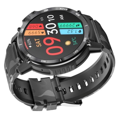 Smartwatch Męski RUBICON RNCF08 Black/Moro SMARUB232 RUBICON