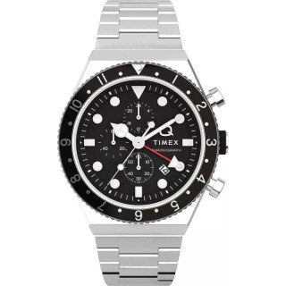 Zegarek Męski TIMEX Q Timex 3-Time Zone Chronograph TW2V69800 + BOX Timex