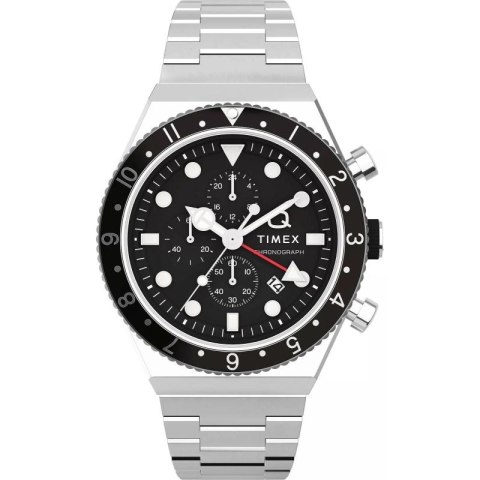 Zegarek Męski TIMEX Q Timex 3-Time Zone Chronograph TW2V69800 + BOX Timex