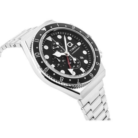 Zegarek Męski TIMEX Q Timex 3-Time Zone Chronograph TW2V69800 + BOX Timex