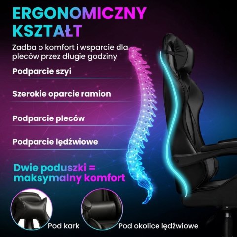Extralink Gaming | Fotel gamingowy | biurowy, obrotowy, kubełkowy, czarny, G-524