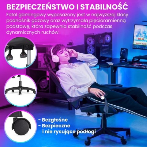 Extralink Gaming | Fotel gamingowy | biurowy, obrotowy, kubełkowy, czarny, G-524