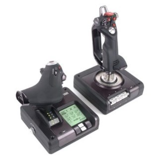 Logitech G 945-000003 kontroler gier Czarny, Srebrny USB 2.0 Flight Sim Analogowa/Cyfrowa PC Logitech