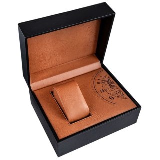 Pudełko na zegarek drewniane mahoń PREMIUM PDR-4