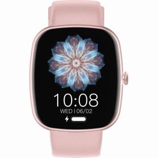 Smartwatch Damski GRAVITY GT18-2 Różowy Pasek Silikonowy + Biały Pasek Gravity
