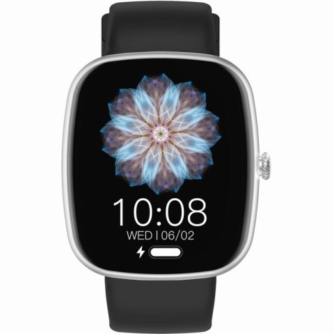Smartwatch Damski GRAVITY GT18-5 Czarny Pasek Silikonowy + Szary Pasek Gravity