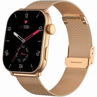 Smartwatch Damski GRAVITY GT28-6 Pasek + Bransoleta Różowe złoto Różowy Gravity