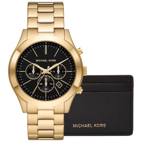 Zegarek Męski + Etui na karty MICHAEL KORS MK1076SET + BOX Michael Kors