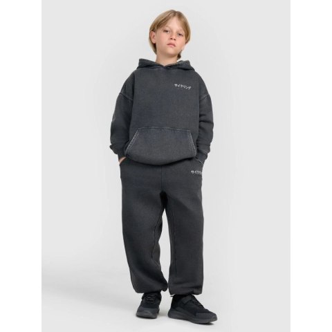 Bluza dresowa nierozpinana z kapturem chłopięca 4F 4FJRAW25TSWSM2344-22S 4f