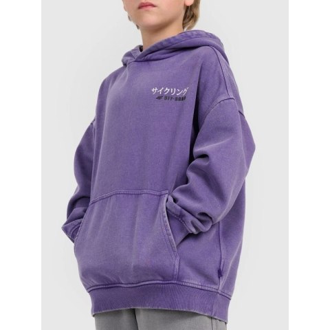 Bluza dresowa nierozpinana z kapturem chłopięca 4F 4FJRAW25TSWSM2344-51S 4f
