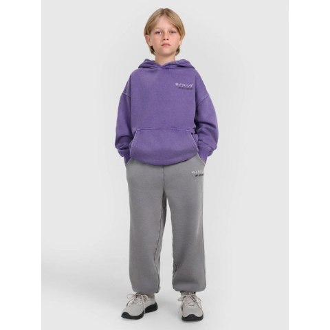 Bluza dresowa nierozpinana z kapturem chłopięca 4F 4FJRAW25TSWSM2344-51S 4f