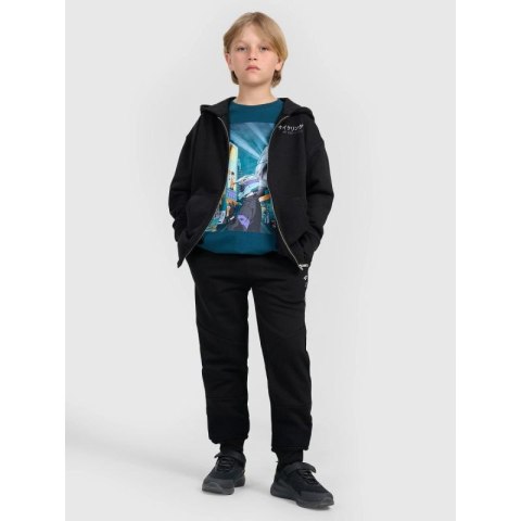 Bluza dresowa rozpinana z kapturem chłopięca 4F 4FJRAW25TSWSM2346-20S 4f