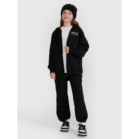 Bluza dresowa rozpinana z kapturem dziewczęca 4F 4FJRAW25TSWSF2516-20S 4f