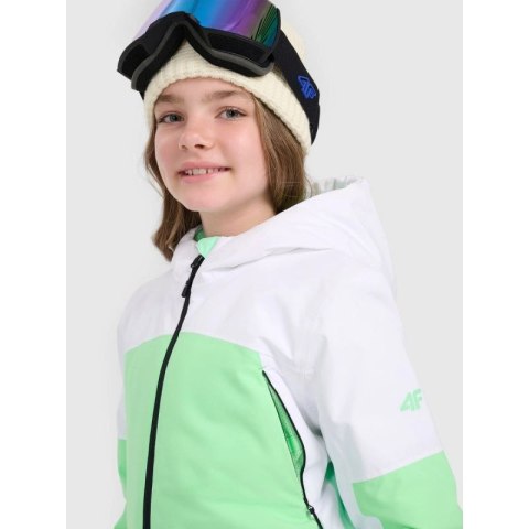Kurtka narciarska membrana 8000 dziewczęca 4F 4FJRAW25TTJAF1037-42N 4f
