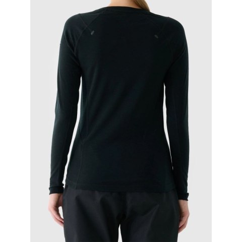 Longsleeve trekkingowy szybkoschnący z wełną merino damski 4F 4FWAW25TFLOF433-20S 4f