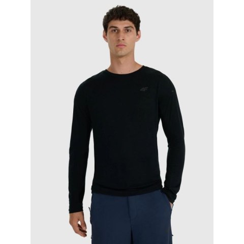Longsleeve trekkingowy szybkoschnący z wełną merino męski 4F 4FWAW25TFLOM430-20S 4f