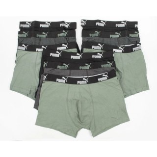 Puma bokserki majtki męskie 9-Pack czarne szare khaki wygodne bawełna Puma