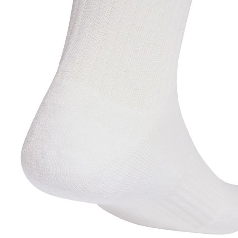 Skarpety adidas 3-Stripes Essentials Cushioned Crew 6 Pak białe KE5493