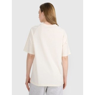 T-shirt oversize z nadrukiem damski 4F 4FRSS25TTSHF2791-11S 4f
