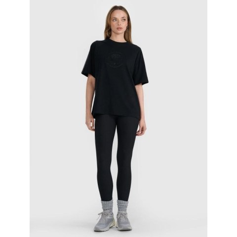 T-shirt oversize z nadrukiem damski 4F 4FRSS25TTSHF2791-20S 4f
