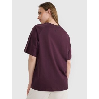 T-shirt oversize z nadrukiem damski 4F 4FRSS25TTSHF2791-50S 4f