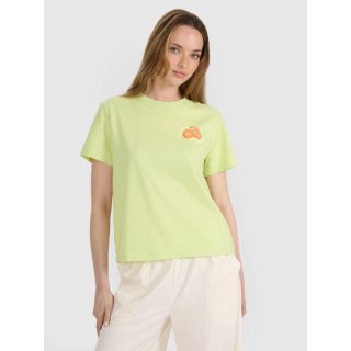 T-shirt oversize z nadrukiem damski 4F 4FRSS25TTSHF3160-73S 4f