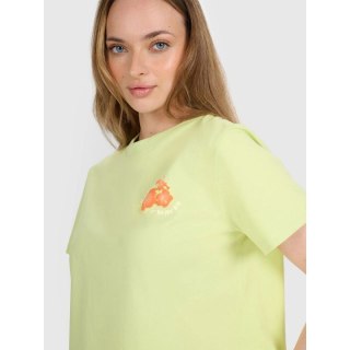 T-shirt oversize z nadrukiem damski 4F 4FRSS25TTSHF3160-73S 4f