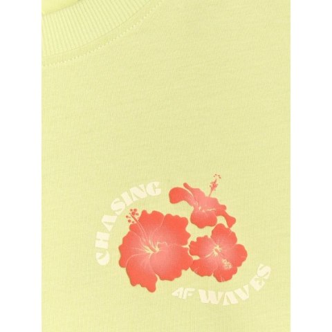 T-shirt oversize z nadrukiem damski 4F 4FRSS25TTSHF3160-73S 4f