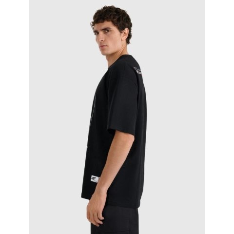 T-shirt oversize z nadrukiem męski 4F 4FRAW25TTSHM3257-20S 4f