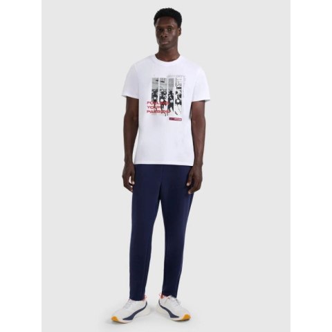 T-shirt regular z nadrukiem męski 4F 4FRAW25TTSHM3364-10S 4f