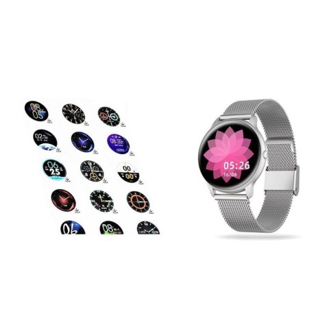 Damski SMARTWATCH G. Rossi SW015-3 Srebrny G.ROSSI