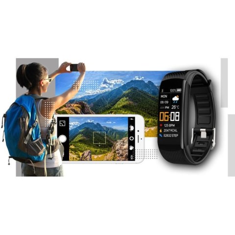 Smartwatch GIEWONT Czarno Biały 2 Paski GW200-2 Giewont