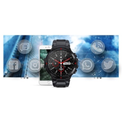Smartwatch GIEWONT Czarny GW430-1 Giewont
