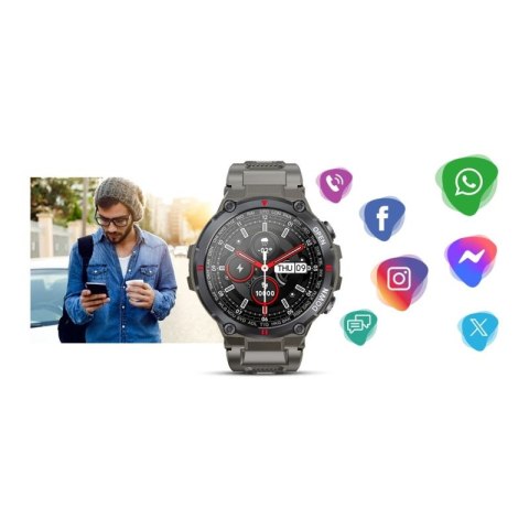 Smartwatch GIEWONT Szary GW430-2 Giewont