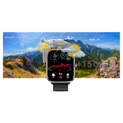 Smartwatch Giewont Różowo-Czarny GW230-3 Giewont