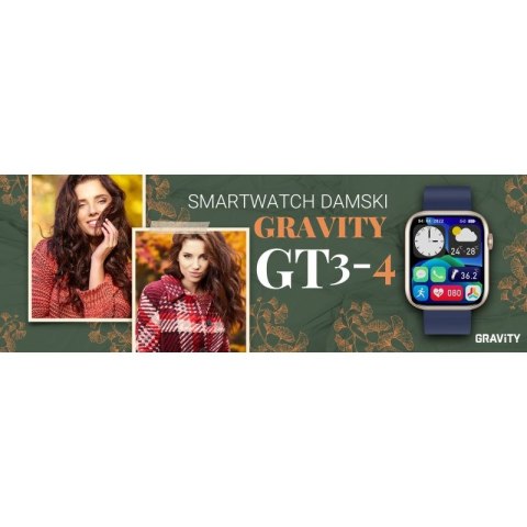 Smartwatch Damski Gravity GT3-4 Gravity