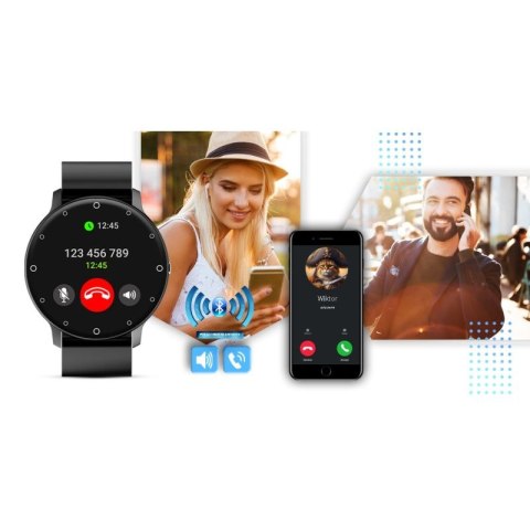 Smartwatch GIEWONT Czarny GW120-2 Pro Giewont