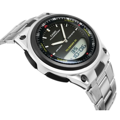 Zegarek Męski CASIO DUAL AW-80D-1AVDF + BOX CASIO