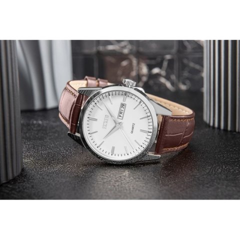 Zegarek Męski Skmei 9073SIWTB + BOX Skmei