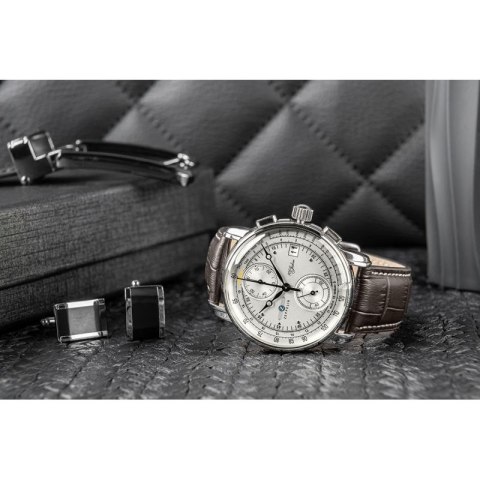 Zegarek Męski ZEPPELIN 100 Yahre Chronograph 8670-1 + BOX Zeppelin