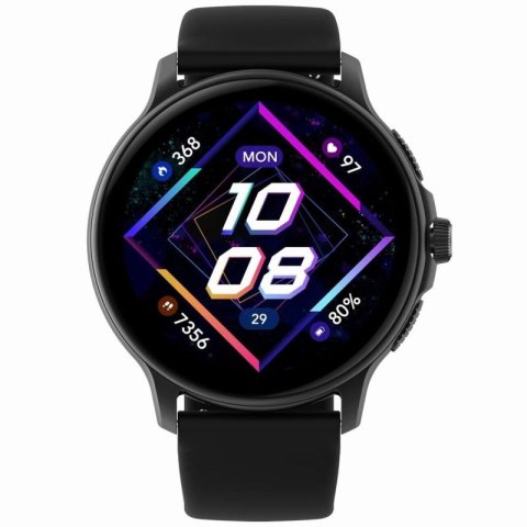 Smartwatch Damski GRAVITY GT12-1 Czarny Pasek Silikonowy + Czarna Bransoleta Gravity