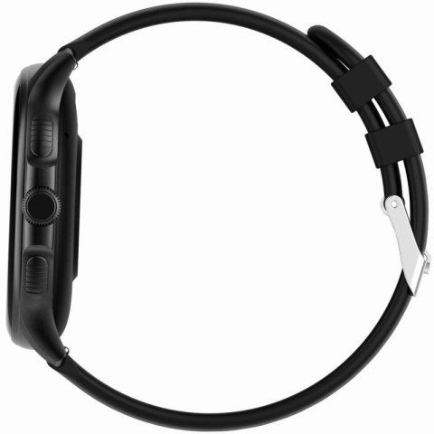 Smartwatch Damski GRAVITY GT12-1 Czarny Pasek Silikonowy + Czarna Bransoleta Gravity