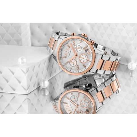 Zegarek Damski ARMANI EXCHANGE Banks Chronograph AX4331 + BOX Armani Exchange