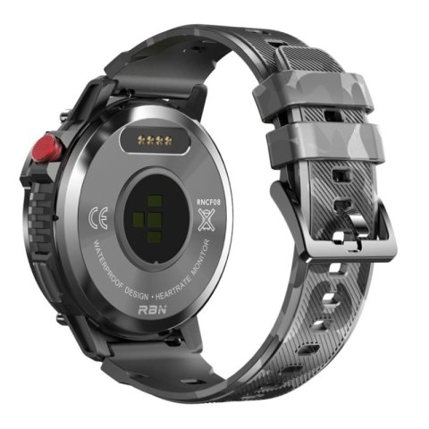 Smartwatch Męski RUBICON RNCF08 Black/Moro SMARUB232 RUBICON
