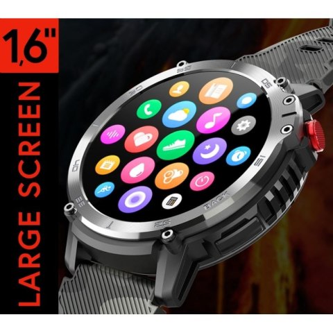 Smartwatch Męski RUBICON RNCF08 Black/Moro SMARUB232 RUBICON