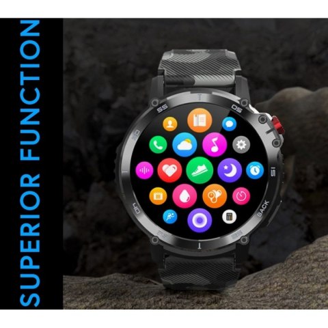 Smartwatch Męski RUBICON RNCF08 Black/Moro SMARUB232 RUBICON